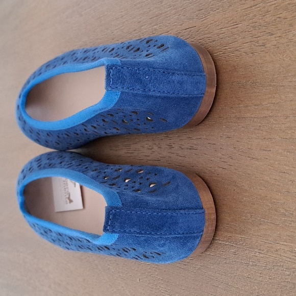 Libera Mente Genuine Leather Blue Suede Ballet Flats - Size: EU 39 (US 8.5) - Picture 5 of 10